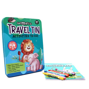 Scoobies Animal Travel Activity Tin – Activities to Go! - SC0001024