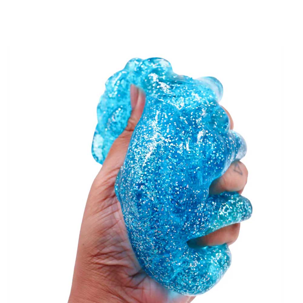 Scoobies Boogie Ooze – Holographic Slime Trio Set (Pink, Blue & Pure Holographic) - Sensory Toys