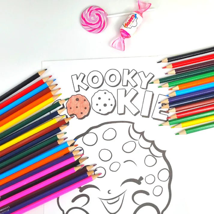 Scoobies Coloring Pencils - Pack of 36 Multi - Color Pencils - SC0000766