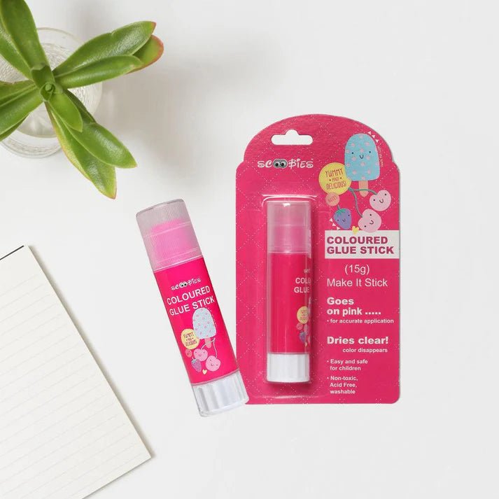 Scoobies Coloured Glue Stick (Pink) - SC0000098