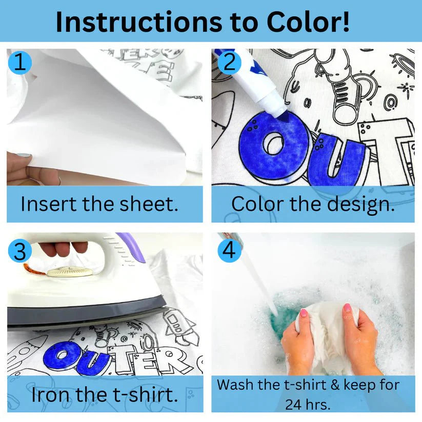 Scoobies Doodle Tees (Space) - Take Art from Paper to Fabric - SC0000606