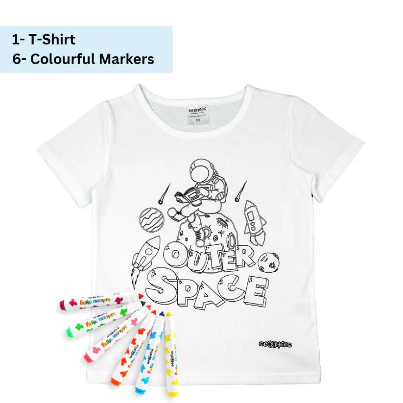 Scoobies Doodle Tees (Space) - Take Art from Paper to Fabric - SC0000606