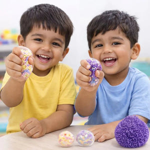 Scoobies Foamazing Balls: Sensory Squishy Balls – Set of 4 - Sensory Toys