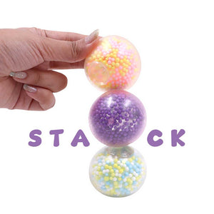 Scoobies Foamazing Balls: Sensory Squishy Balls – Set of 4 - Sensory Toys