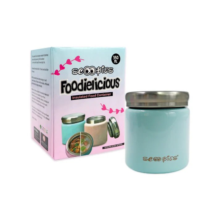 Scoobies Foodielicious Insulated Food Container - For Nutritious Bites (Blue) - SC0000740