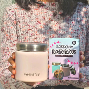 Scoobies Foodielicious Insulated Food Container - For Nutritious Bites (Pink) - SC0000739