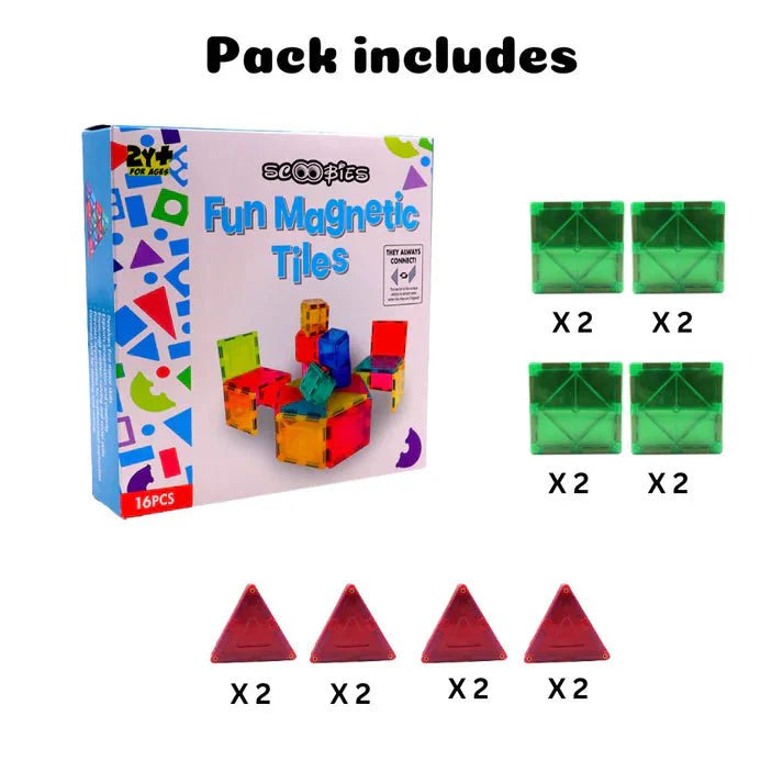 Scoobies Fun Magnetic Tiles - SC0001011
