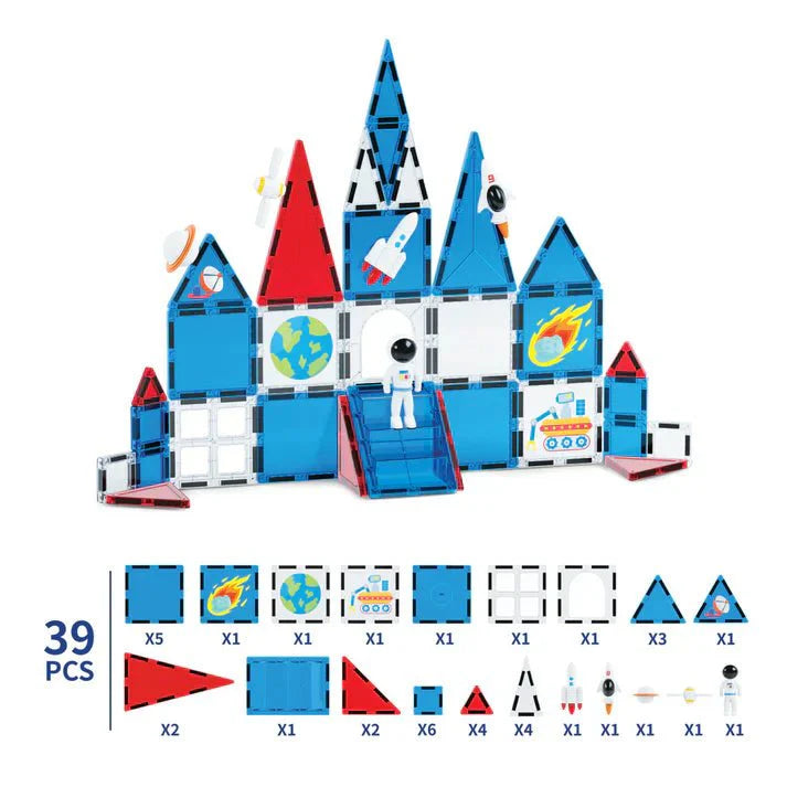 Scoobies Galaxy Magnetic Tiles , Space - Themed Designs - SC0001013