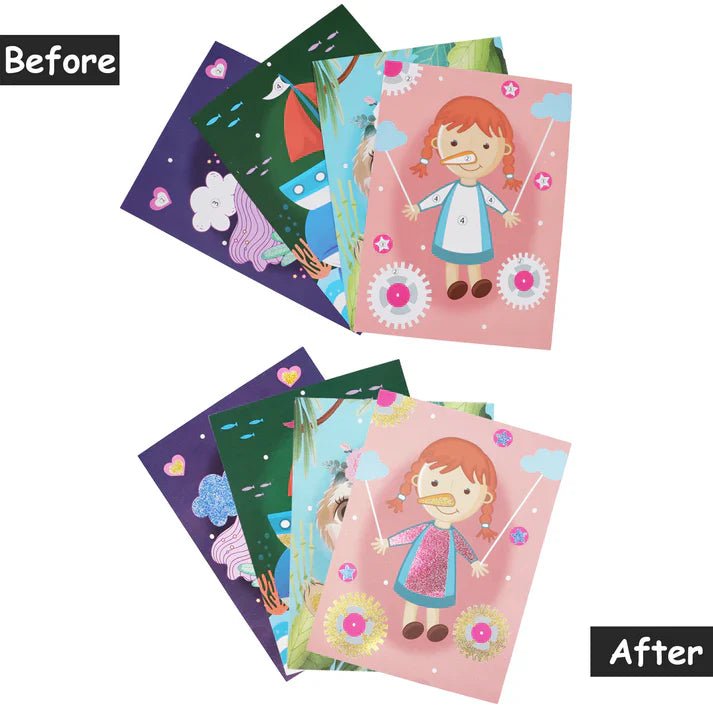 Scoobies GLITTERY ART SET (GIRLS) - SC0000715
