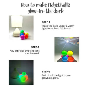 Scoobies Glowballs: The Multi - Color, Glow - in - the - Dark Sensory Balls - SC0000581