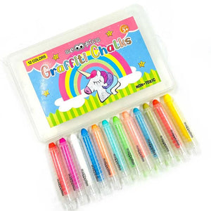 Scoobies Graffiti Chalks (Dust Free Chalk for Hassle Free Learning) - SC0000661