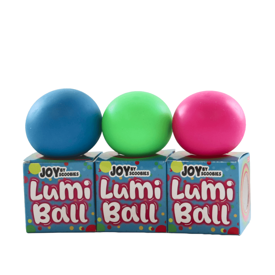 Scoobies Lumi Glow - in - the - Dark Sensory Ball (Green) - Sensory Toys