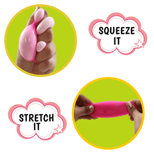 Scoobies Lumi Glow - in - the - Dark Sensory Ball (Pink) - Sensory Toys
