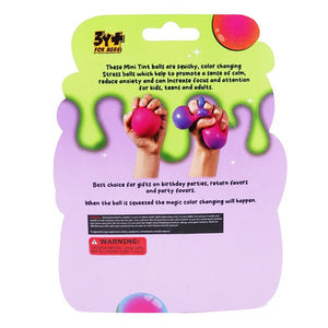 Scoobies Mini Tint Balls: Color - Changing Squishy Balls Set of 4 Balls - Toys
