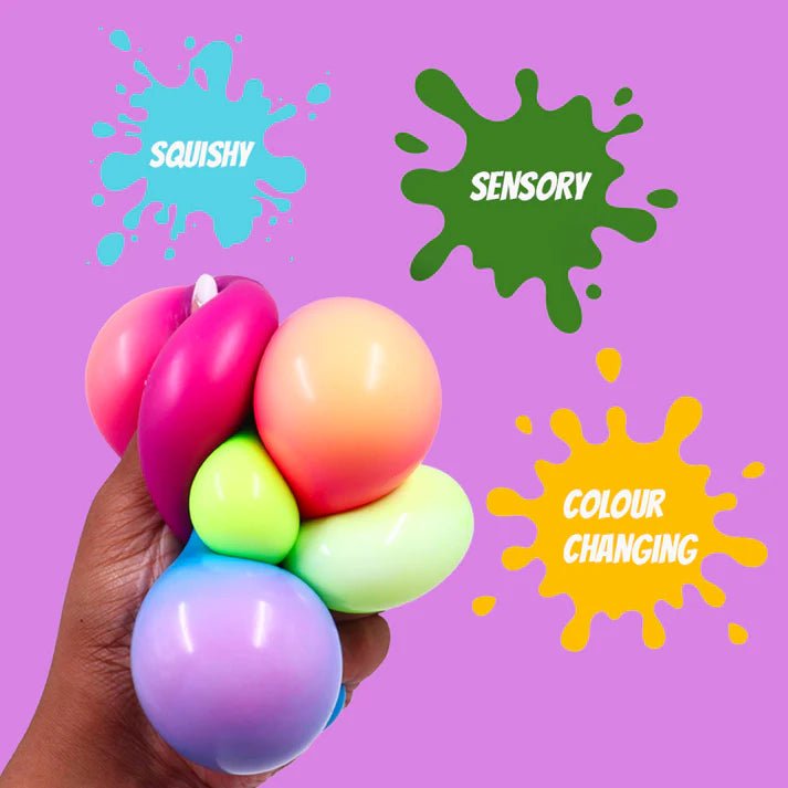Scoobies Mini Tint Balls: Color - Changing Squishy Balls Set of 4 Balls - Toys