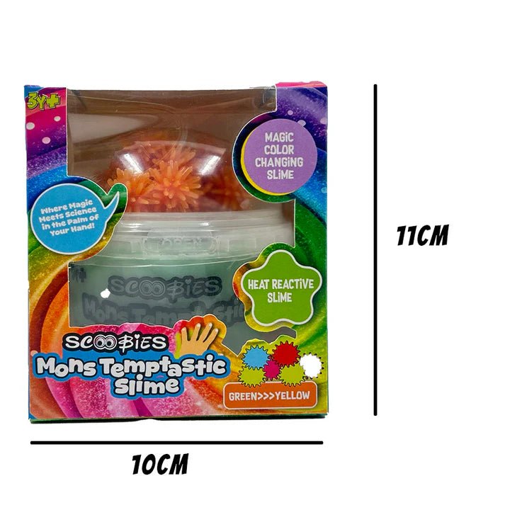 Scoobies Mons Temptastic Slime: Color - Changing Slime Play with wall sticking Crawlers Safe, Non - Toxic Sensory Play Toy for kids Age 3+ - Sensory Toys