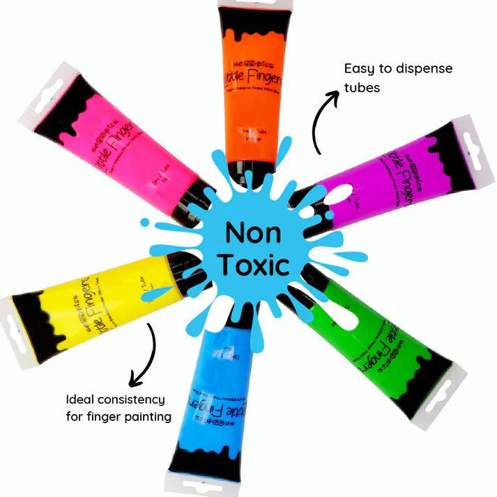 Scoobies Rainbow Finger Paints - For your First Painting - SC0000779