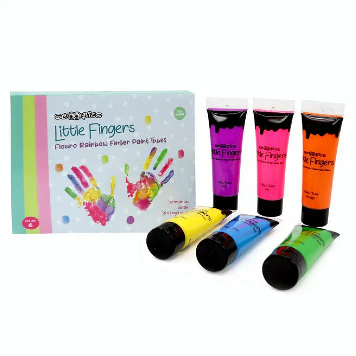 Scoobies Rainbow Finger Paints - For your First Painting - SC0000779