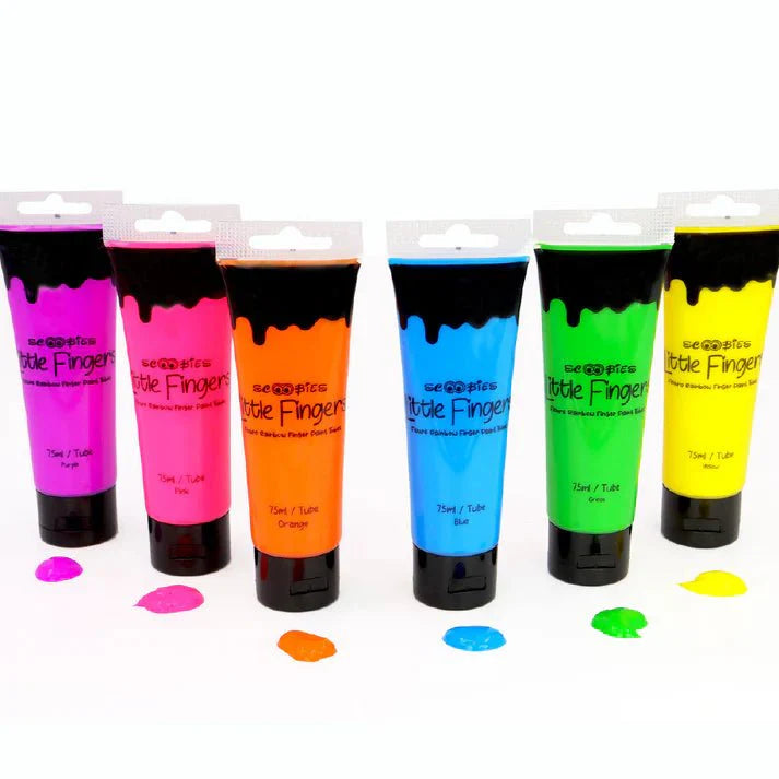 Scoobies Rainbow Finger Paints - For your First Painting - SC0000779