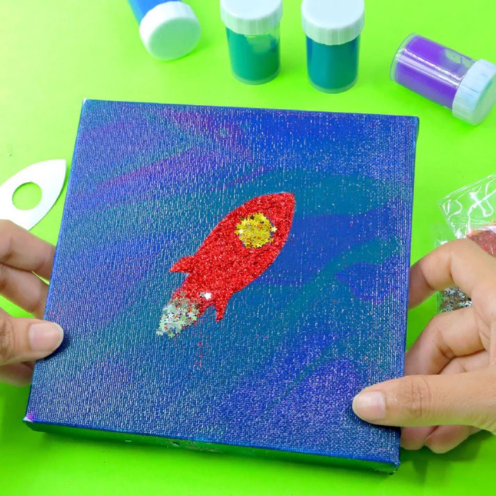 Scoobies Rocket DIY Pouring Canvas Art Set - SC0000799