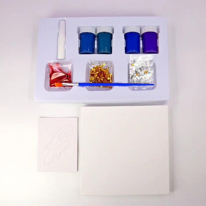 Scoobies Rocket DIY Pouring Canvas Art Set - SC0000799