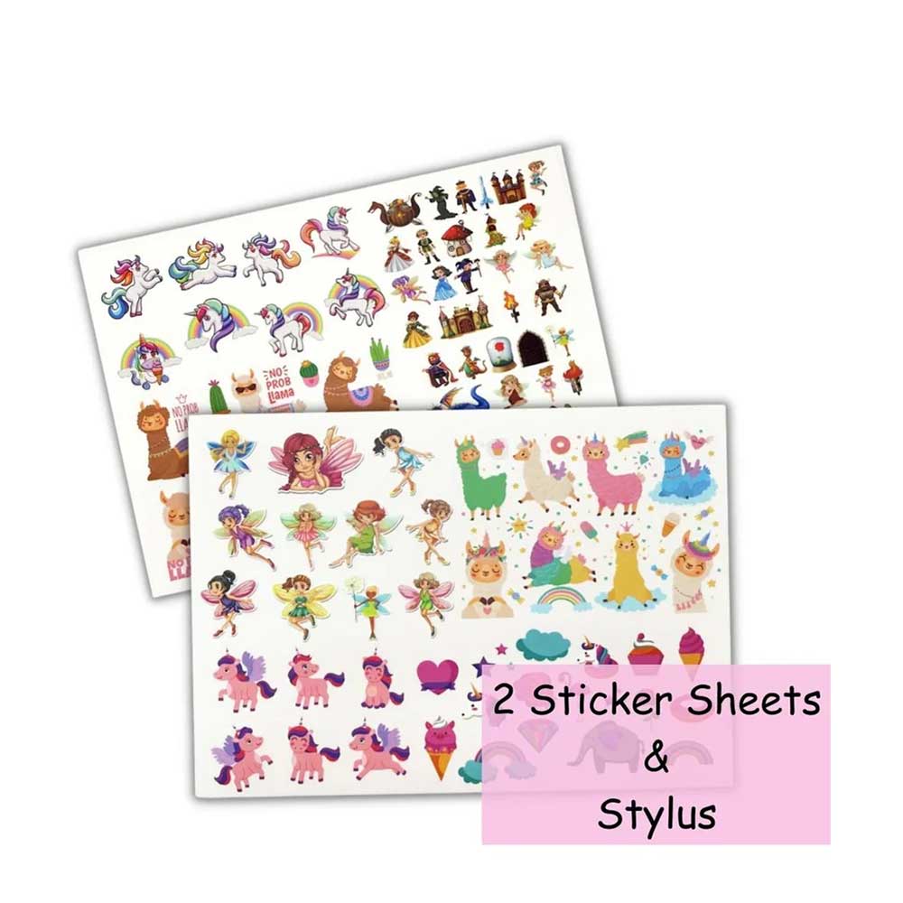 Scoobies Rub - A - Scene Stickers – DIY Transfer Sticker Activity Set for Kids (100+ Stickers | Fairyland, Dreamland & Desert Scenes) - Sticker Book
