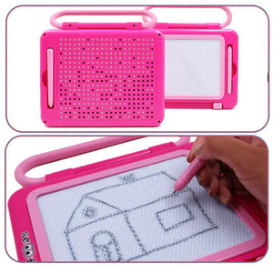 Scoobies Scoo Fun 2 - in - 1 Board Magical Slate and Magnetic Board Writing - Educational Toys