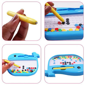 Scoobies Scoo Tiny - Whale Shaped Magnetic Board - Educational Toys