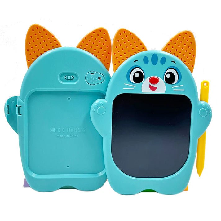 Scoobies Scoo - Wee Cat Shaped Multi - Color Screen Doodle Pad with One - Click Erase - Writing Board