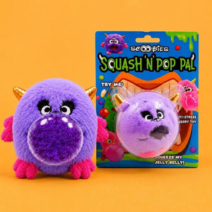 Scoobies Squash N Pop Pal Monster - Kids Toys