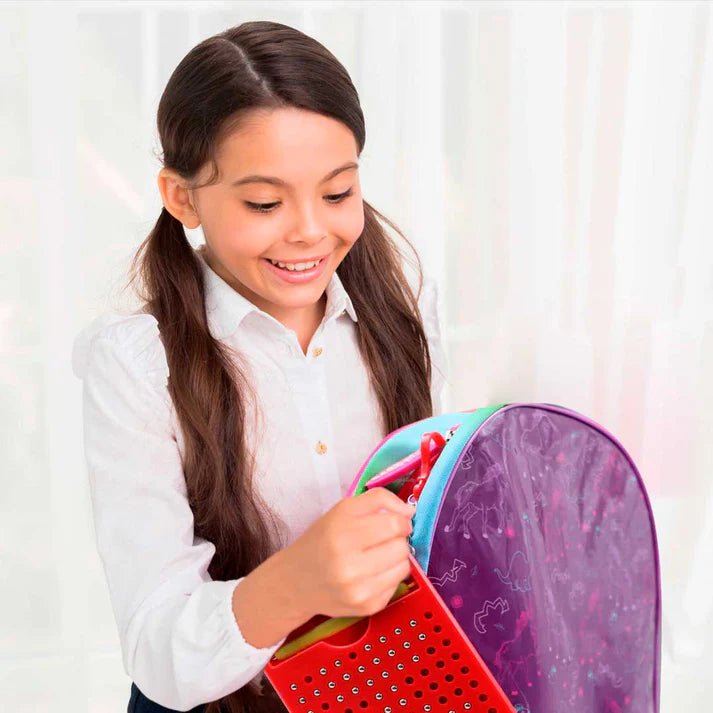 Scoobies Travel Buddy Kit | Kids Travel Activity Bag with Sticky Balls, Scoo Tiny Magnetic Board & Scoo - MagBall Tab Fun On - The - Go Play - Activity Toys