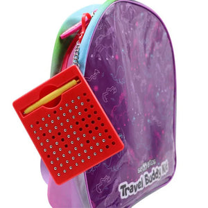 Scoobies Travel Buddy Kit | Kids Travel Activity Bag with Sticky Balls, Scoo Tiny Magnetic Board & Scoo - MagBall Tab Fun On - The - Go Play - Activity Toys