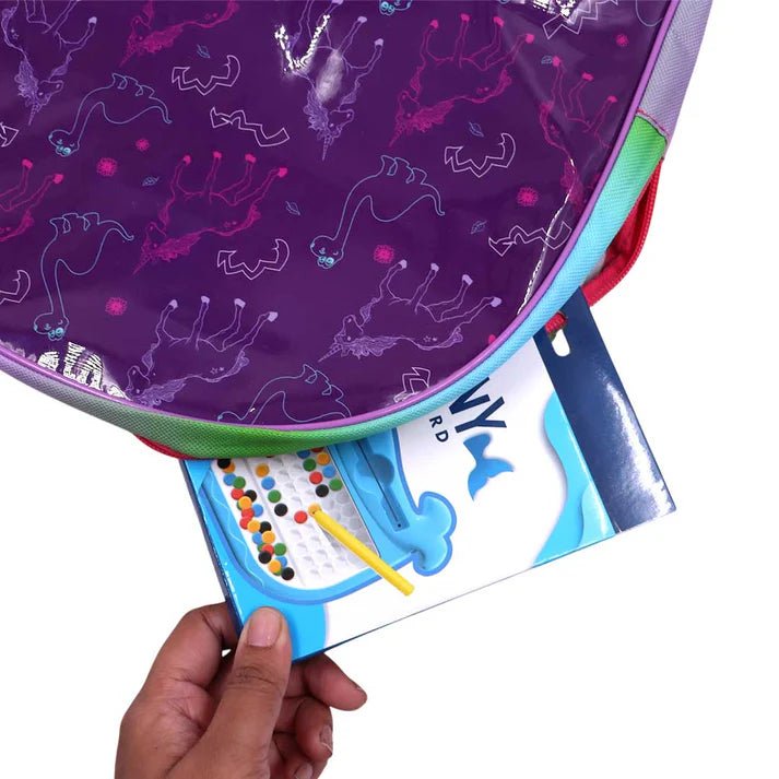 Scoobies Travel Buddy Kit | Kids Travel Activity Bag with Sticky Balls, Scoo Tiny Magnetic Board & Scoo - MagBall Tab Fun On - The - Go Play - Activity Toys