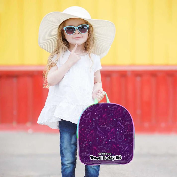 Scoobies Travel Buddy Kit | Kids Travel Activity Bag with Sticky Balls, Scoo Tiny Magnetic Board & Scoo - MagBall Tab Fun On - The - Go Play - Activity Toys