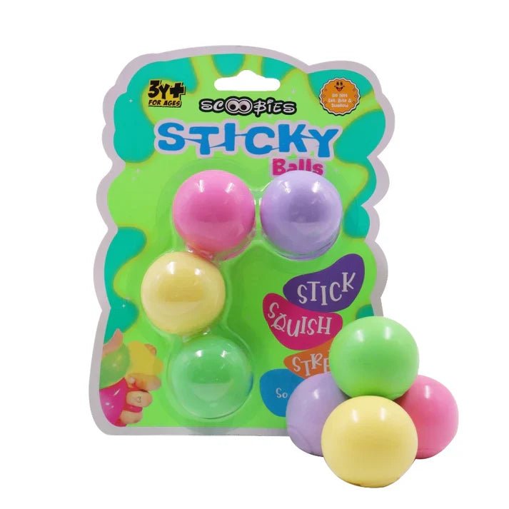 Scoobies Travel Buddy Kit | Kids Travel Activity Bag with Sticky Balls, Scoo Tiny Magnetic Board & Scoo - MagBall Tab Fun On - The - Go Play - Activity Toys