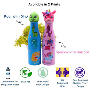 Scoobies Unicorn Stainless Steel Water Bottle - SC0001002