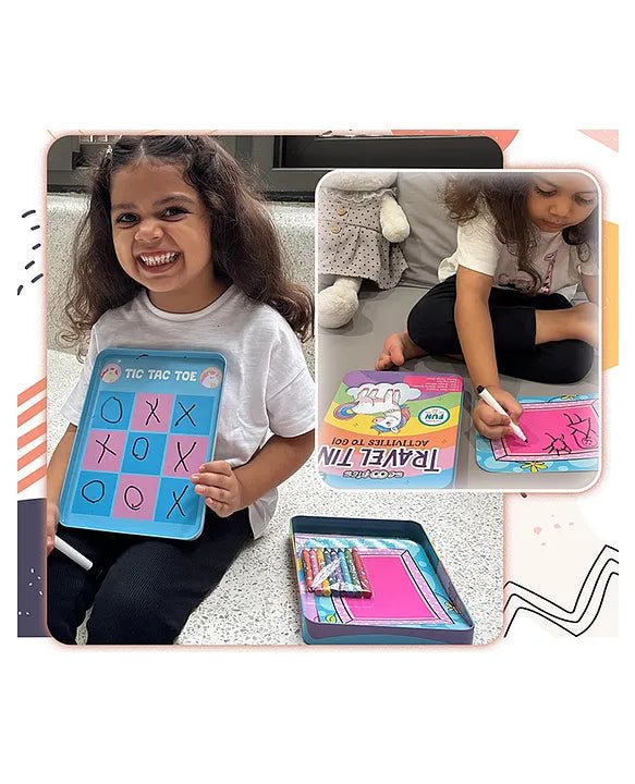 Scoobies Unicorn Travel Tin – Activities to Go! - Coloring Set