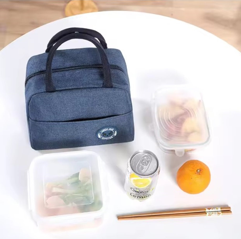 CuddleNest Insulated Lunch Bag for Office Men & Women | Tiffin Bag for School Kids with Aluminum Foil, Waterproof & Durable