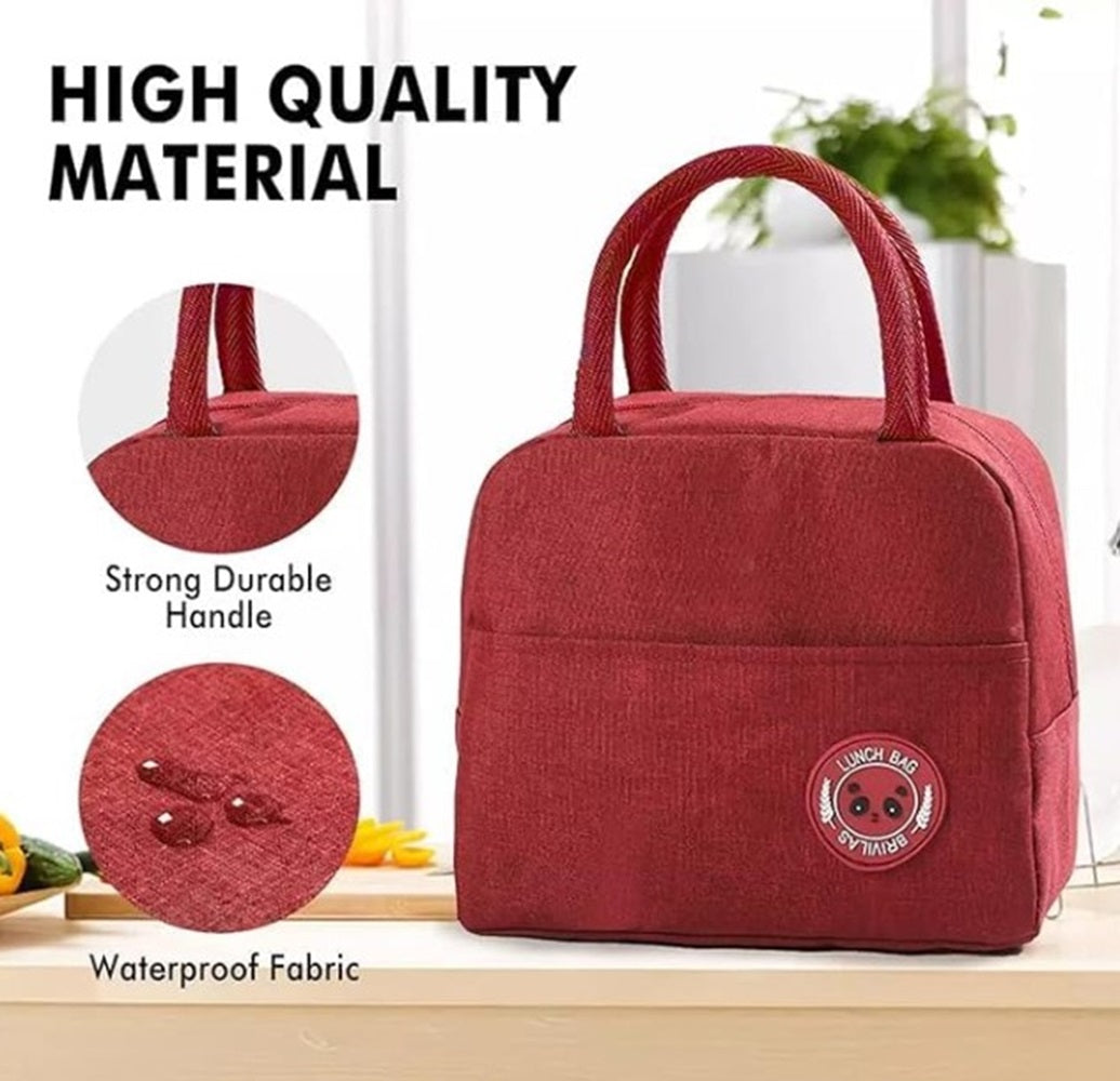CuddleNest Insulated Lunch Bag for Office Men & Women | Tiffin Bag for School Kids with Aluminum Foil, Waterproof & Durable