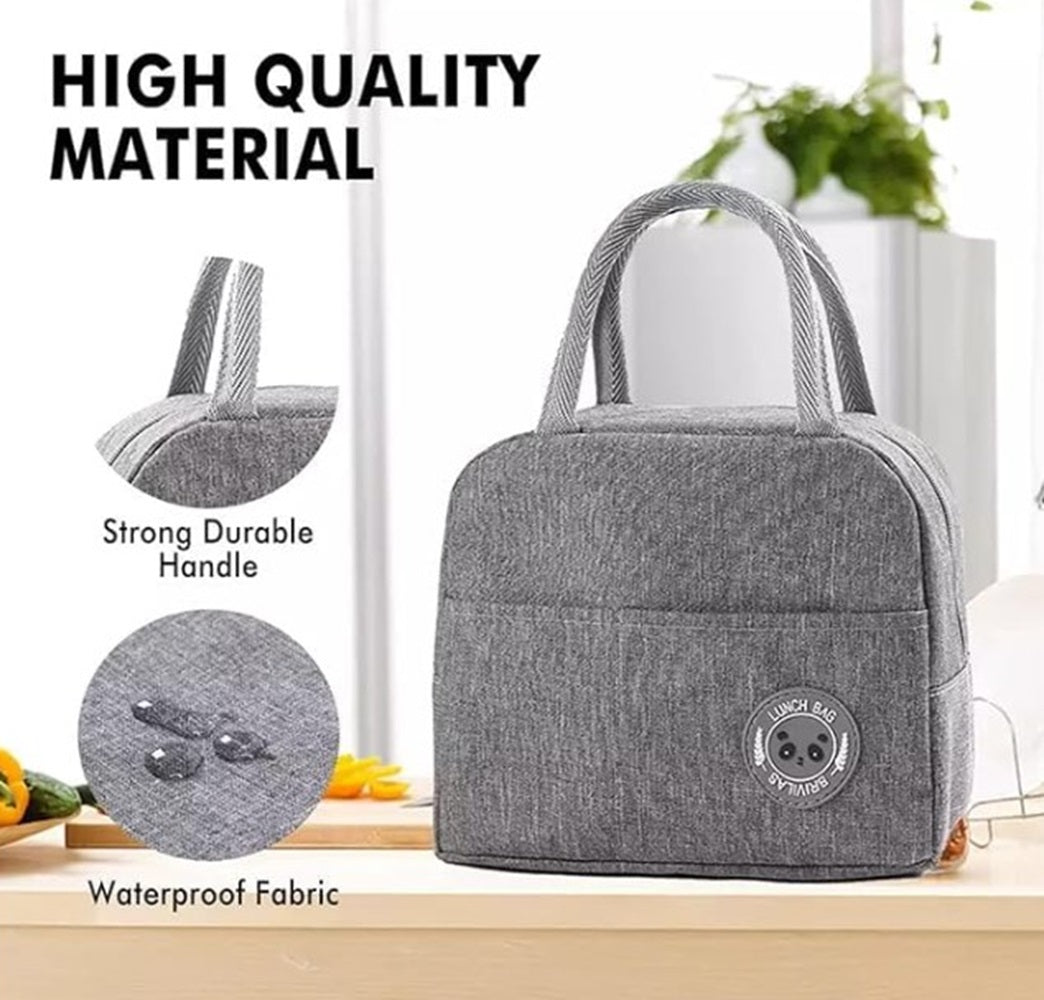 CuddleNest Insulated Lunch Bag for Office Men & Women | Tiffin Bag for School Kids with Aluminum Foil, Waterproof & Durable