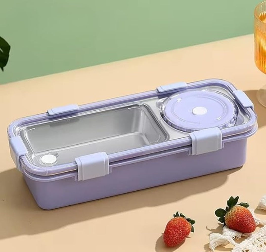 CuddleNest Bento-Style Stainless Steel Lunch Box