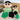 CuddleNest Cute Anime Character Plush Toy | Shin chan Inspired Soft Doll with Green Shell Design
