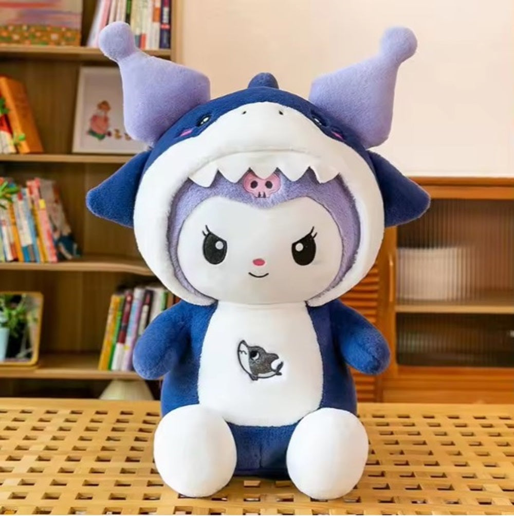 Cuddle Nest Kawaii Shark Bunny Plush Toy – Stuffed Animal Doll for Cuddles