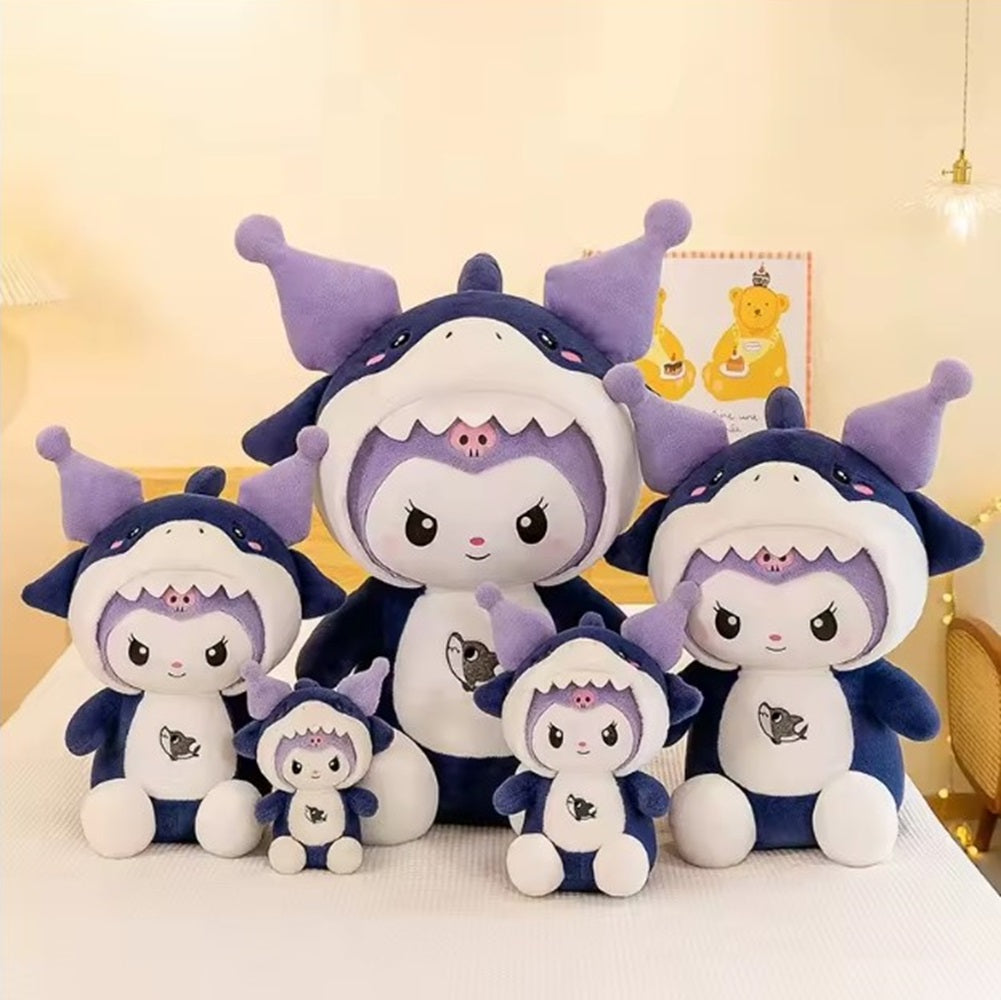 Cuddle Nest Kawaii Shark Bunny Plush Toy – Stuffed Animal Doll for Cuddles