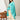 Seafoam Snuggle Acrylic Woolen Stole - WNTSTL - SEFMSN