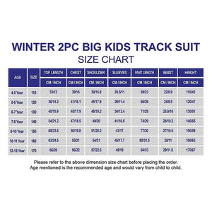 Self Patterned Black Patch Casual Stripes 2Pcs Track Suit Set For Kids & Tweens - 5 - 6 Years Kids Clothing