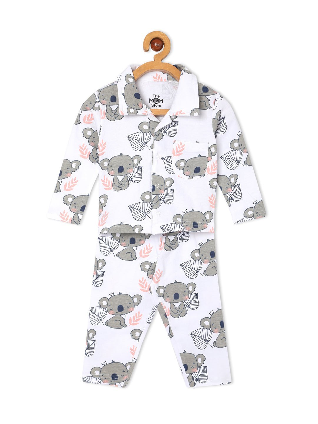 The Mom Store - Twinning Combo - Set Of 2: Baby Koala Matching Pajama Set for Mom and Baby - TWPJ - BBKL