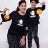 Set Of 2: Boo Matching Pajama Set For Mom And Baby - PYJ2 - BOOMT