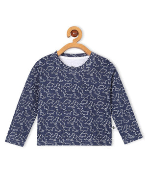 The Mom Store - Twinning Combo - Set Of 2: Dinos Rule Matching Pajama Set For Mom And Baby - TWN2 - DNRLS