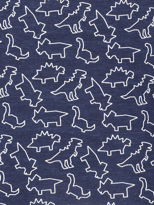 The Mom Store - Twinning Combo - Set Of 2: Dinos Rule Matching Pajama Set For Mom And Baby - TWN2 - DNRLS